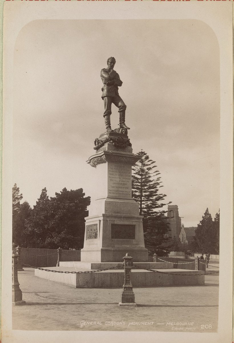 General Gordon's monument, Melbourne (1899)