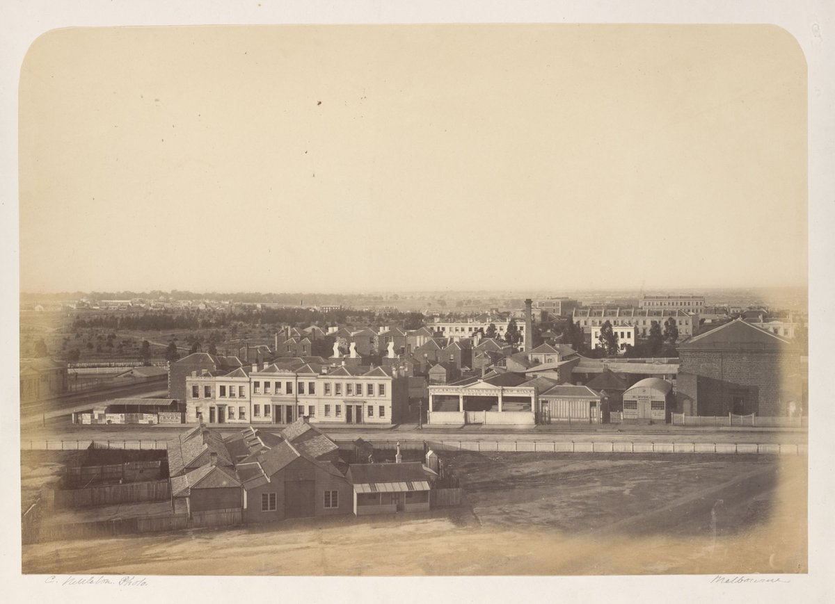View of East Melbourne (c. 1861)