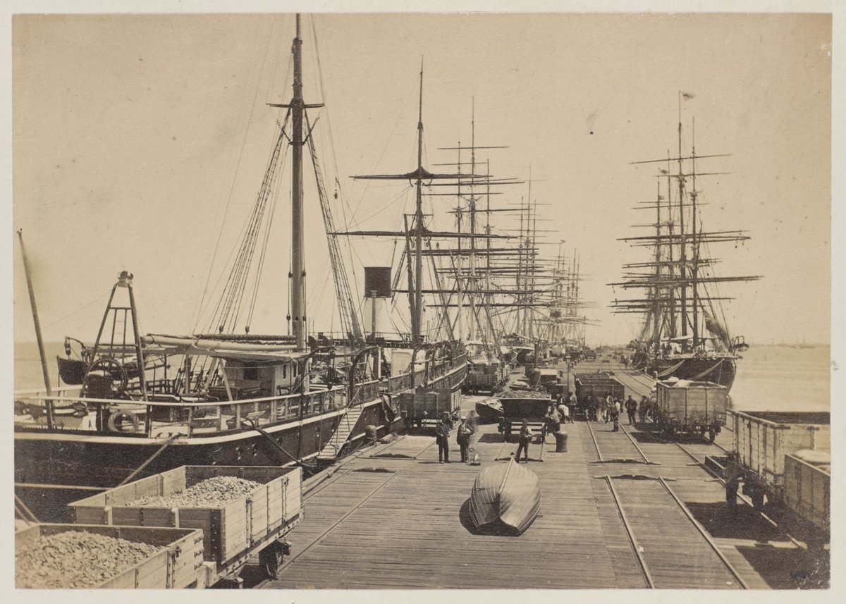 Sandridge Pier, Port Melbourne (1875)