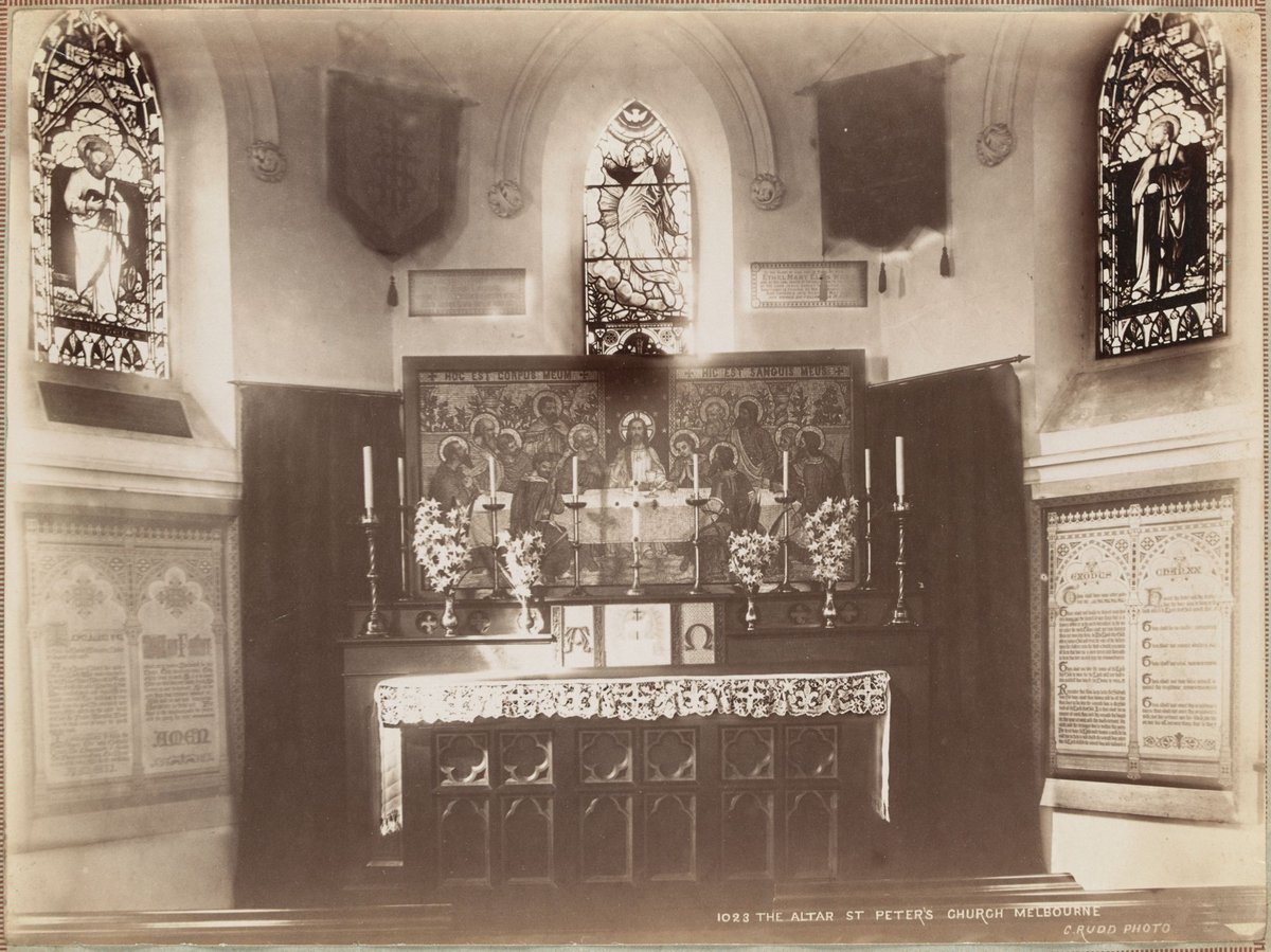 The Altar St Peter's Church [East] Melbourne (1892–1900)