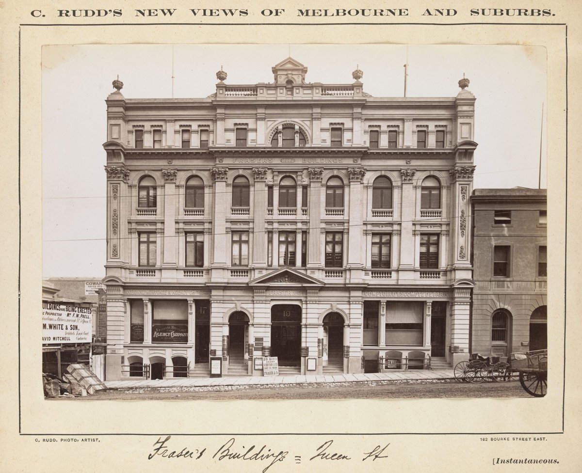 Fraser's Buildings - [47] Queen St, Melbourne City (1886–87)