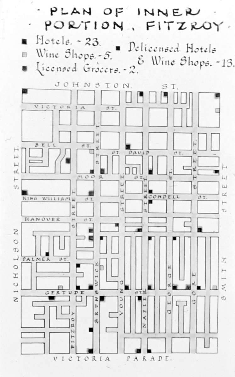 Plan of inner portion, Fitzroy (c. 1935)