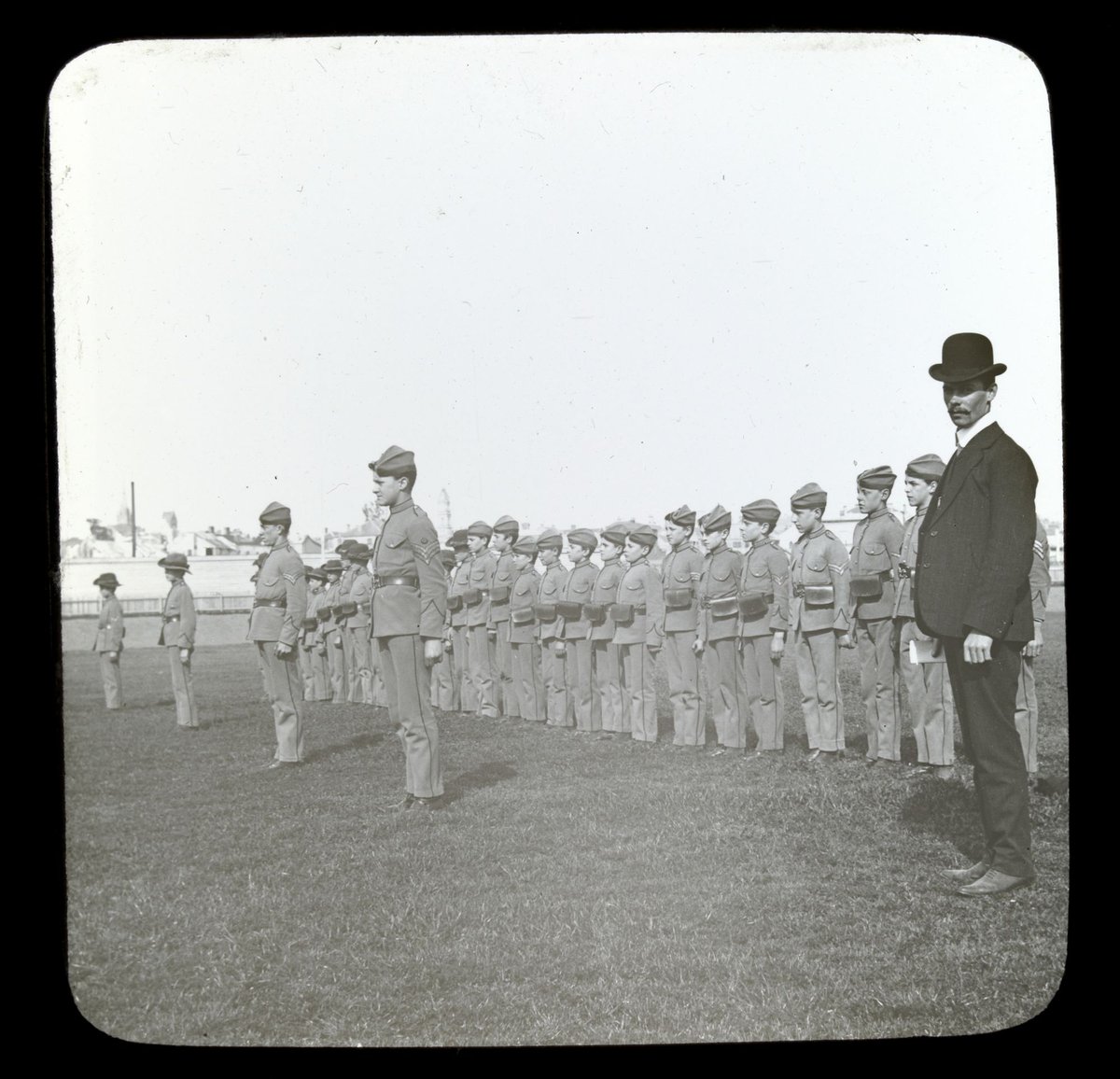 School cadets on parade, Melbourne (1906–14)