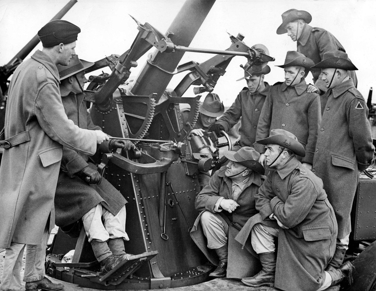 A.I.F. Antiaircraft training school at Maribyrnong during World War II (1937–43)