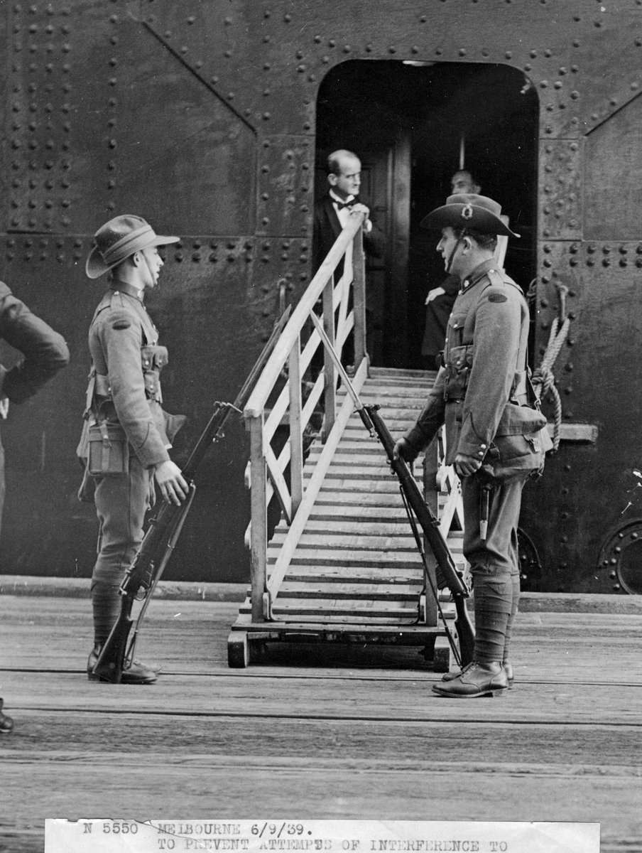 Armed guards for ships in Port Melbourne (1936–42)