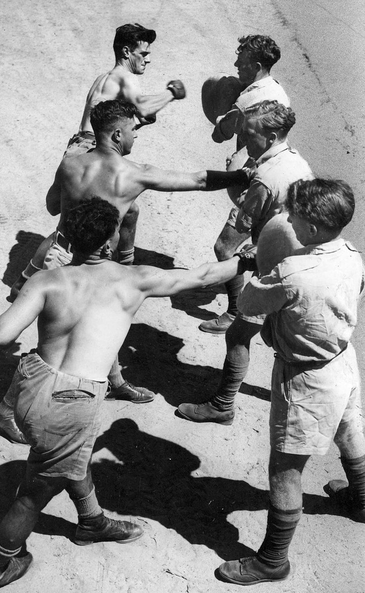 Men of the Melbourne University Rifles in training, Parkville (c. 1941)