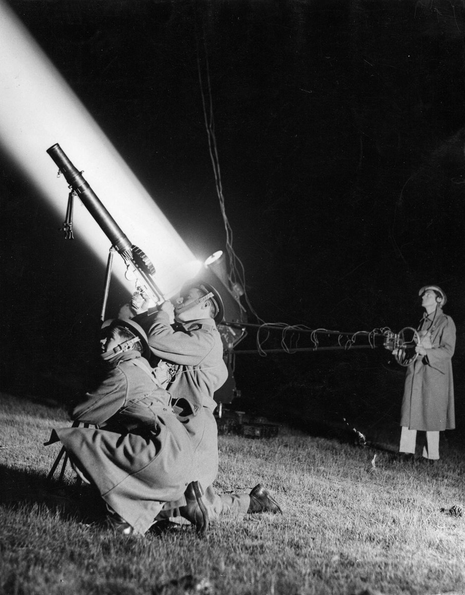Night training at Anti Aircraft camp at Maribyrnong (c. 1941)
