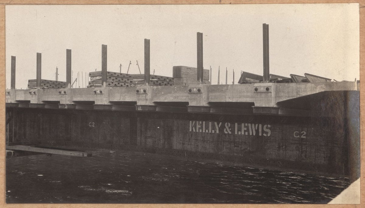 Spencer Street bridge, concrete deck, Melbourne City (1929)