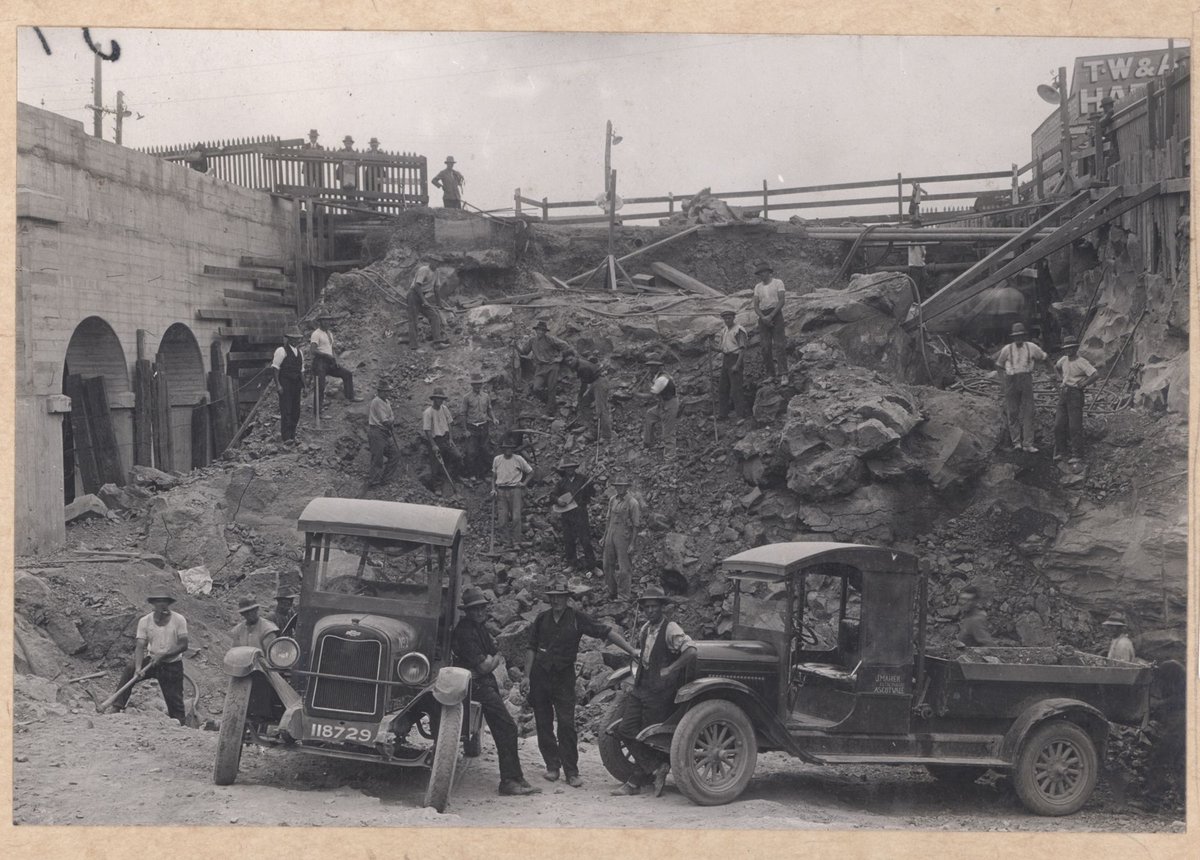 South Kensington to West Footscray, earthworks (1927–28)