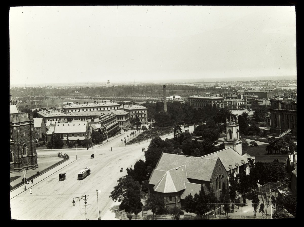 Melbourne from the Fire Tower looking South (c. 1910)