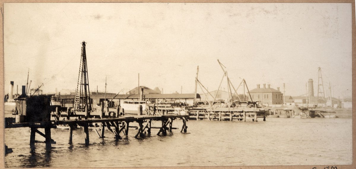 Spencer Street Bridge - General views, Melbourne, Vic, Melbourne City (1928)