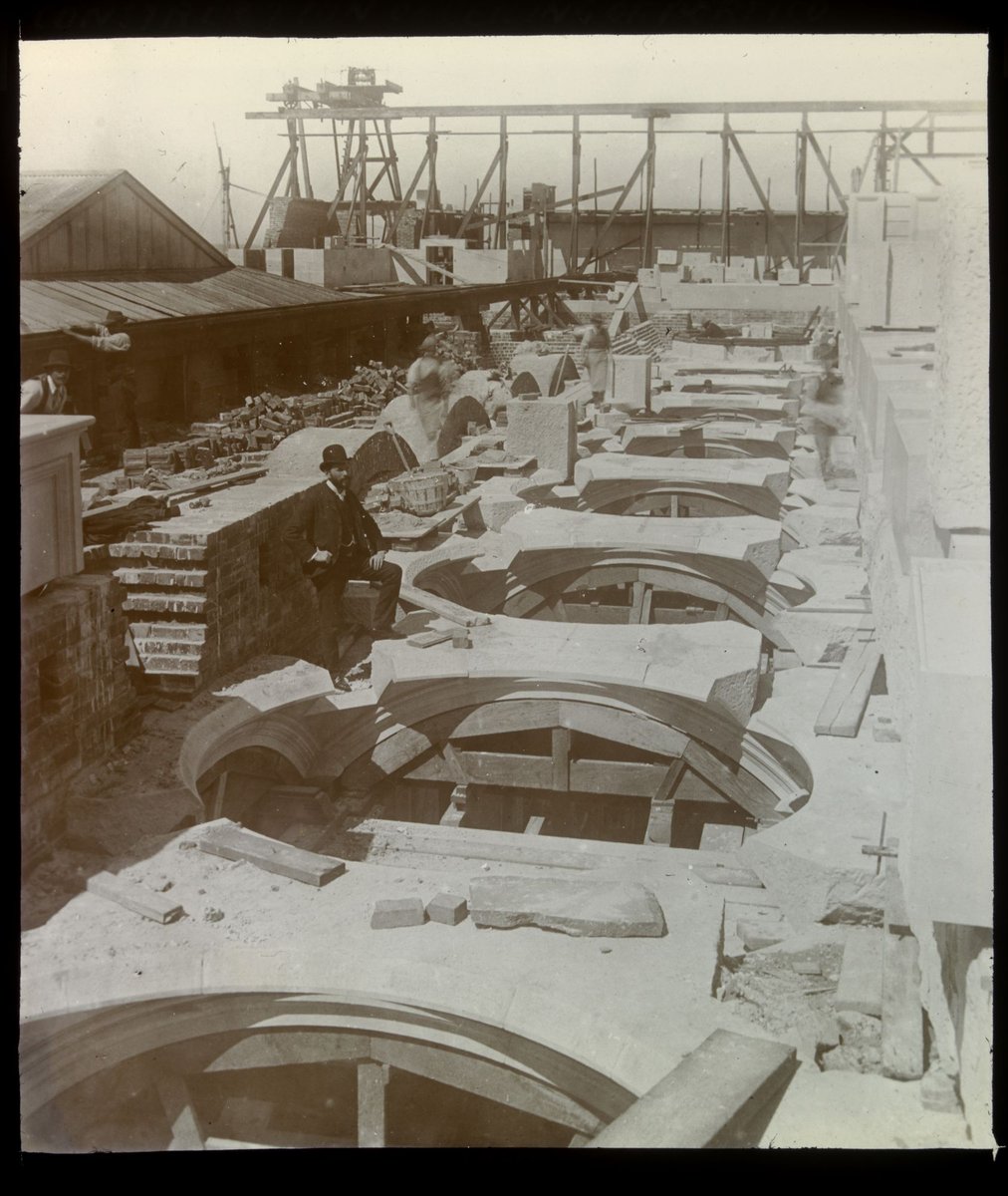 Parliament Houses, Melbourne, Construction of Ceiling Portico, East Melbourne (1875–1938)