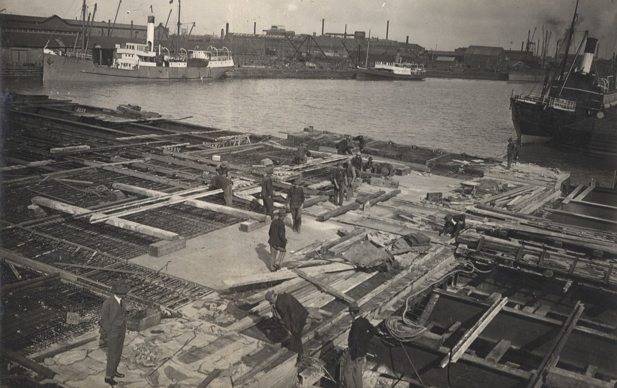 Spencer Street bridge - concrete deck, Melbourne City (1929)