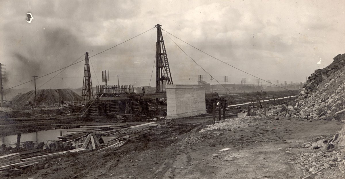 South Kensington to West Footscray. Bridge over Dynon Road (1927)
