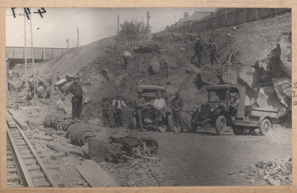 South Kensington to West Footscray, earthworks (1926–27)