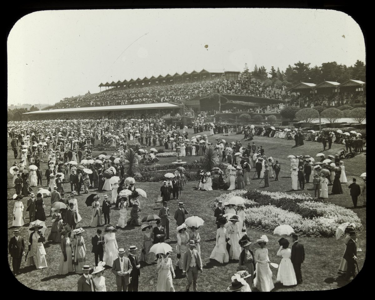Stand and Hill, Flemington, Melbourne Cup (1900–20)