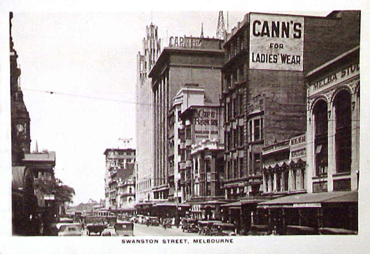 Swanston Street, Melbourne, Melbourne City (c. 1930)