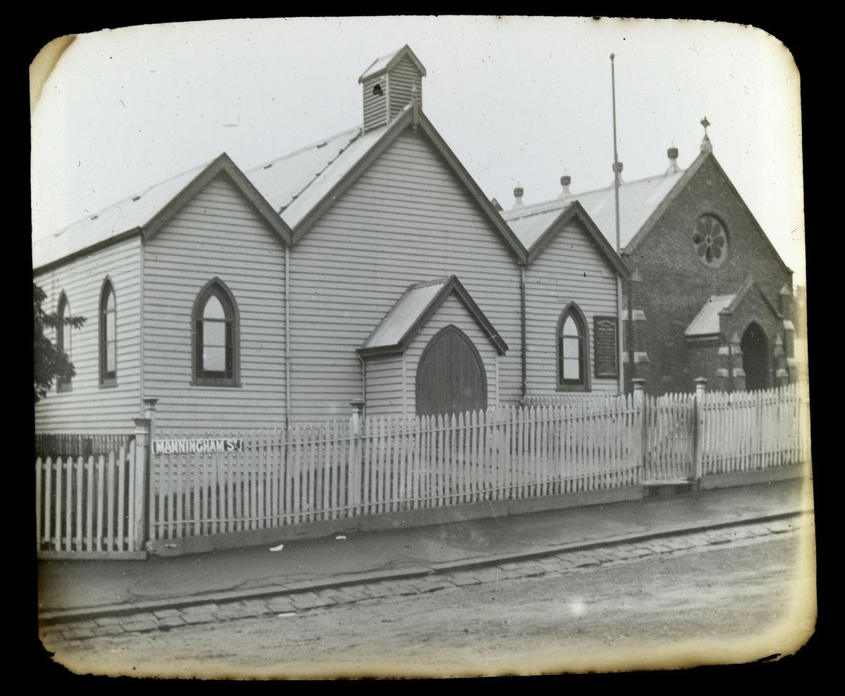 St. Georges Church of England and Hall, Manningham Street, Parkville (1906–14)