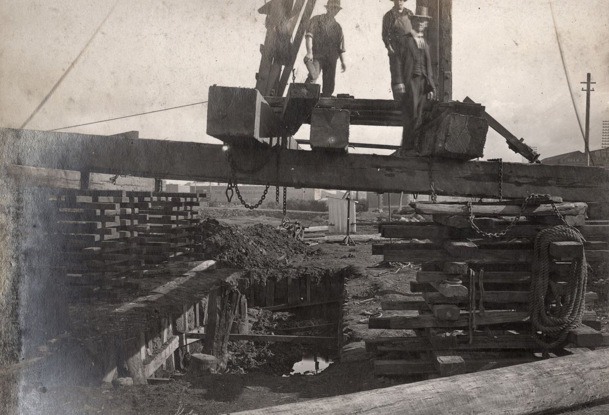South Kensington to West Footscray. Bridge over Dynon Road (1927)