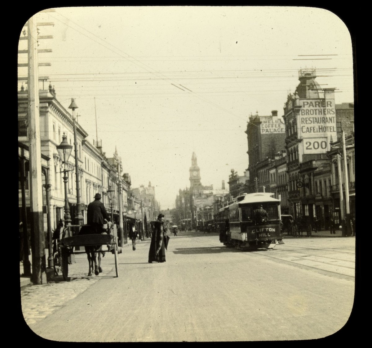 Bourke St. Melb. [i.e. Melbourne] 94, Melbourne City (1894)