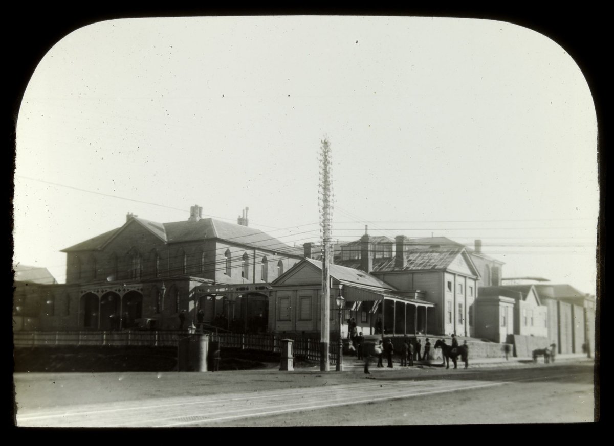 Old Police Court. Russell Str. Melb. [i.e. Melbourne] (c. 1894)