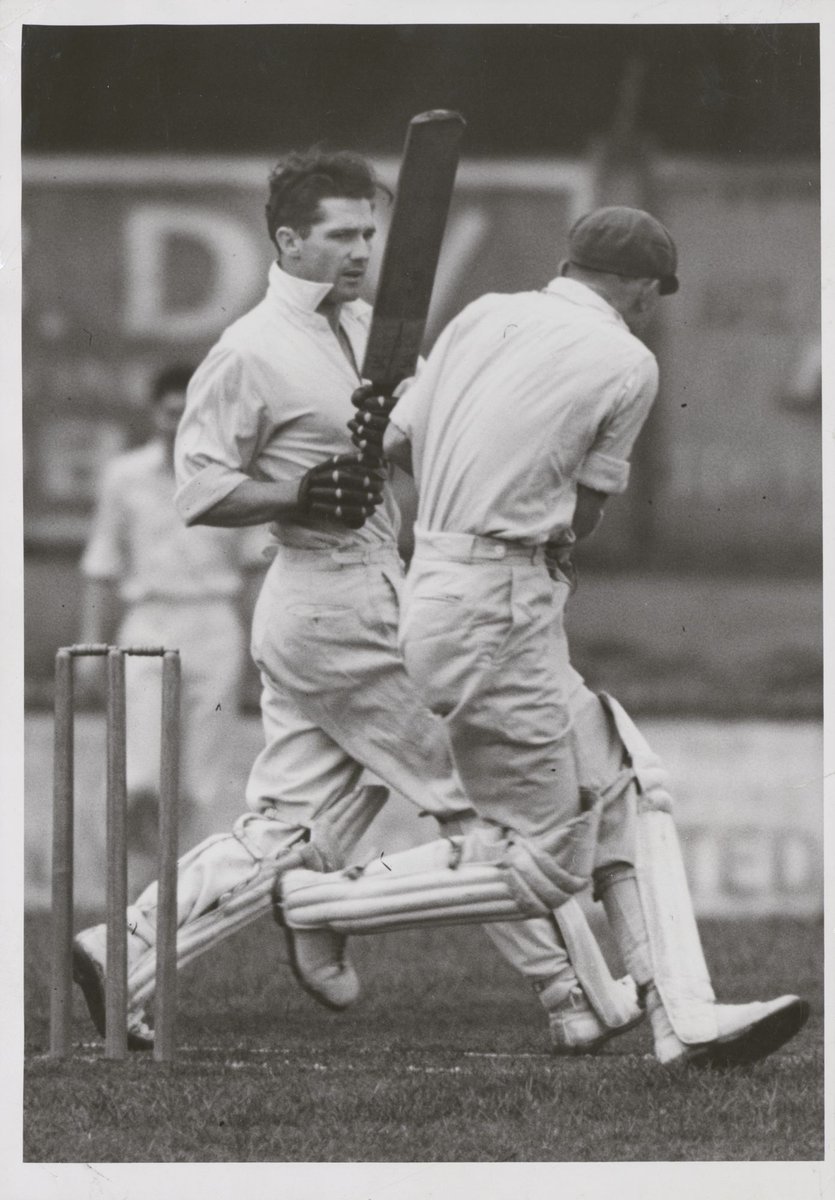 Neil Harvey playing in his district cricket team Fitzroy (1951–52)