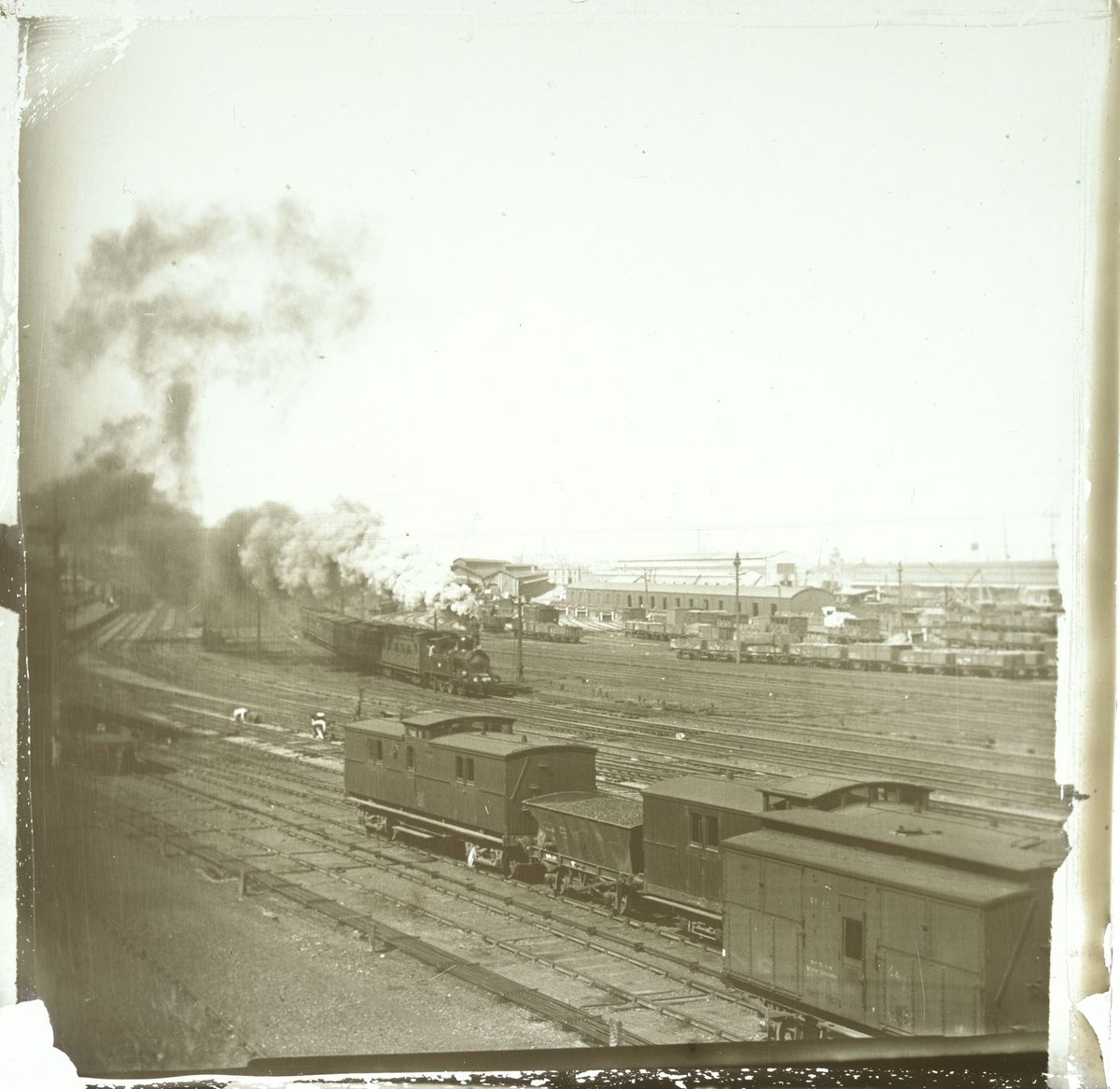 Railway yards west of Spencer Street, Melbourne, Melbourne City (1880–1938)