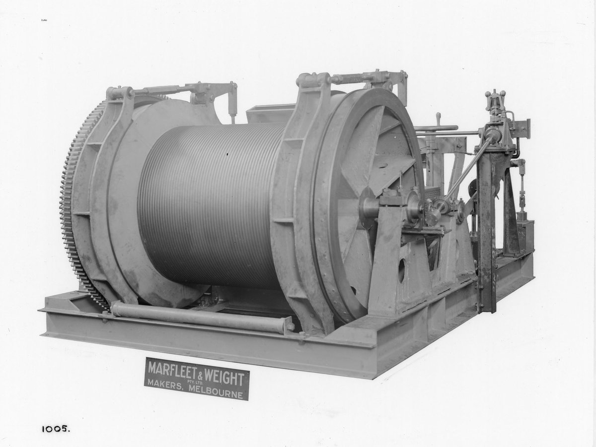 Machinery manufactured by Marfleet and Weight Pty Ltd, Melbourne (1939)