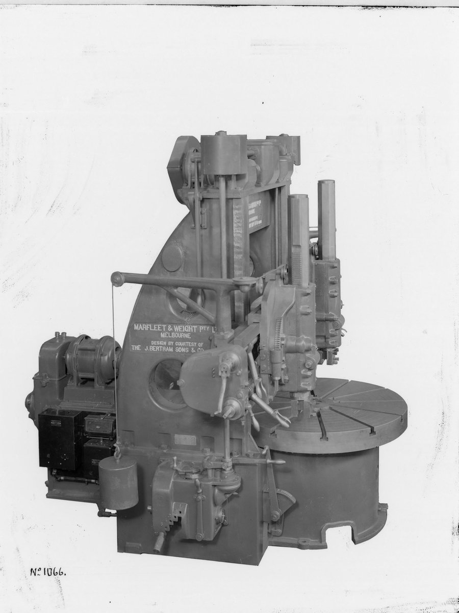 Machinery by Marfleet and Weight Pty Ltd, Melbourne (1941–42)