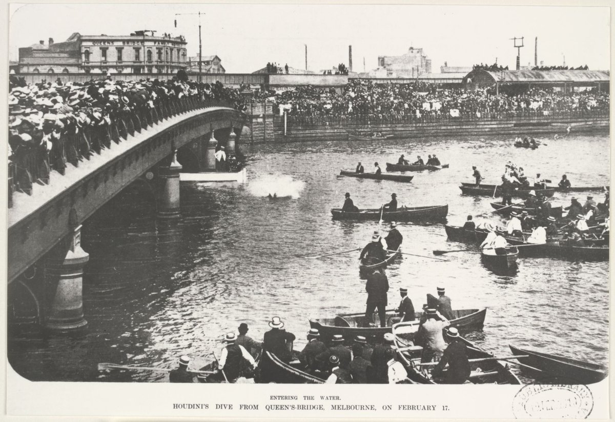 Harry Houdini in Melbourne, Vic, Melbourne City (1900–54)