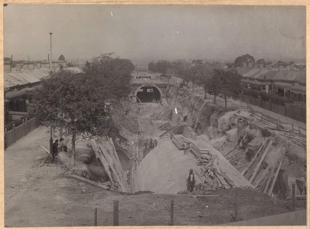 South Kensington to West Footscray - Bunbury Street tunnel (1927–28)