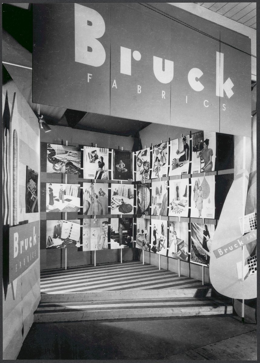 Bruck Mills stand at fashion fair in Melbourne (1950)