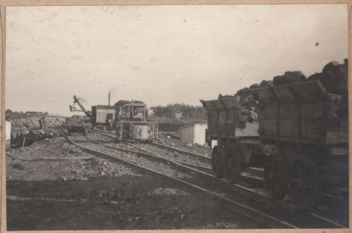 Albion to Broadmeadows - earthworks for culvert at Spring Gully (1927–29)
