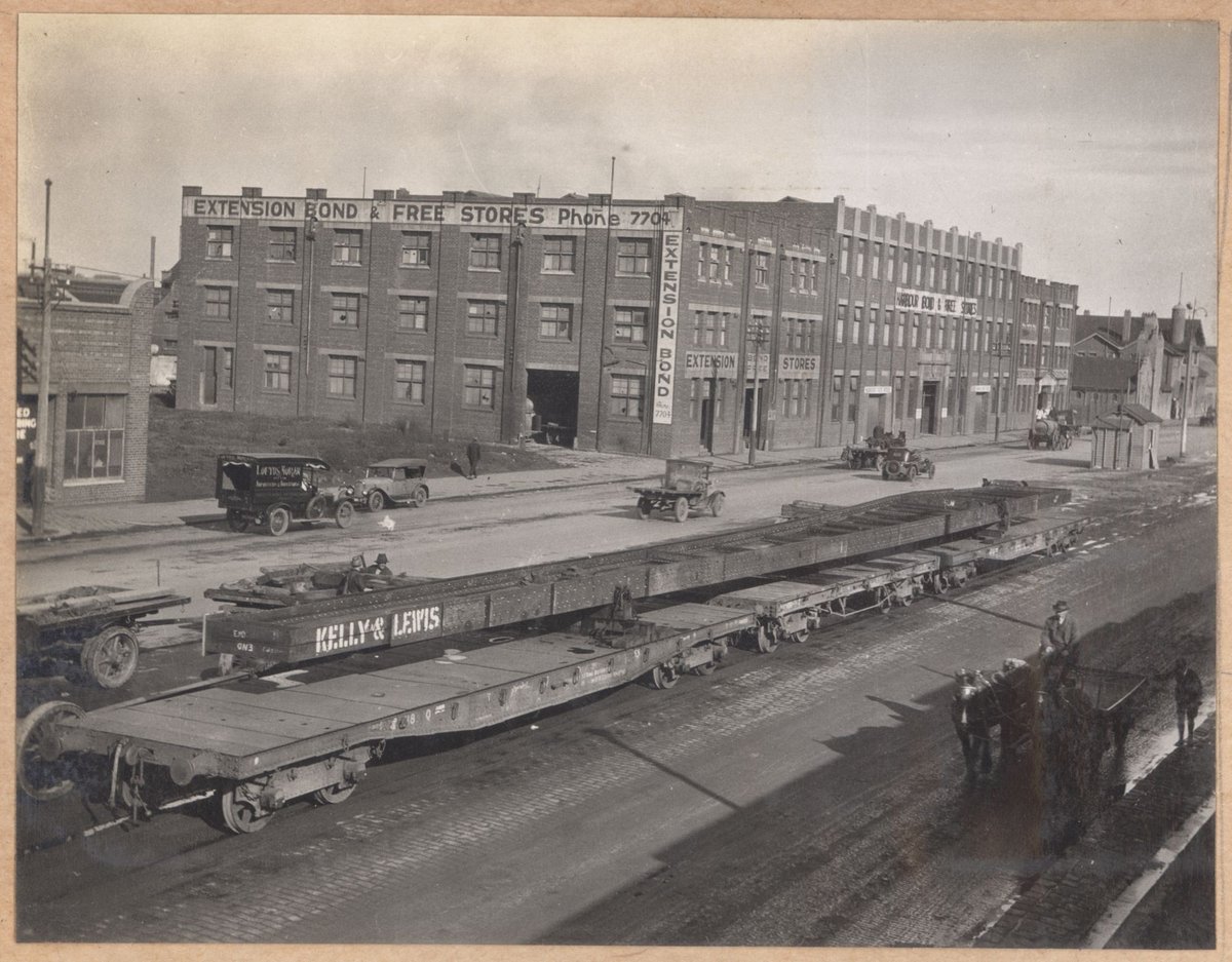 Spencer Street bridge, Melbourne City (1929)