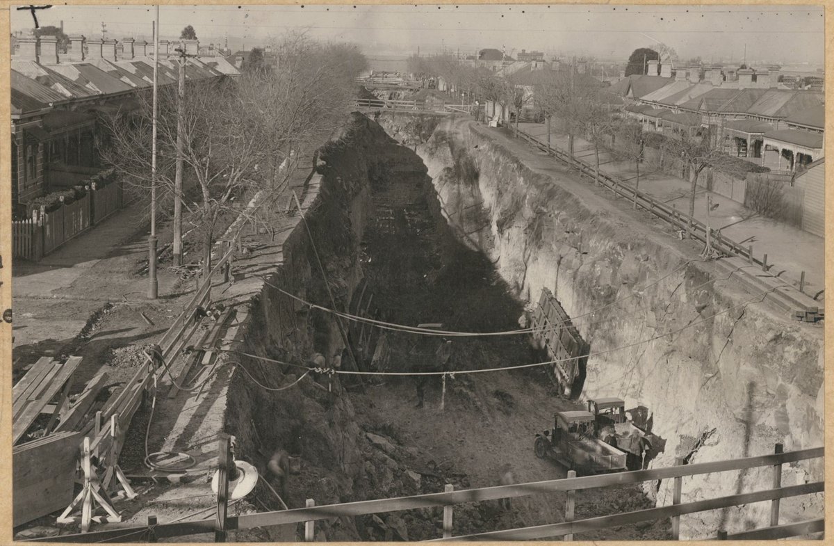 South Kensington to West Footscray - Bunbury Street tunnel (1927)
