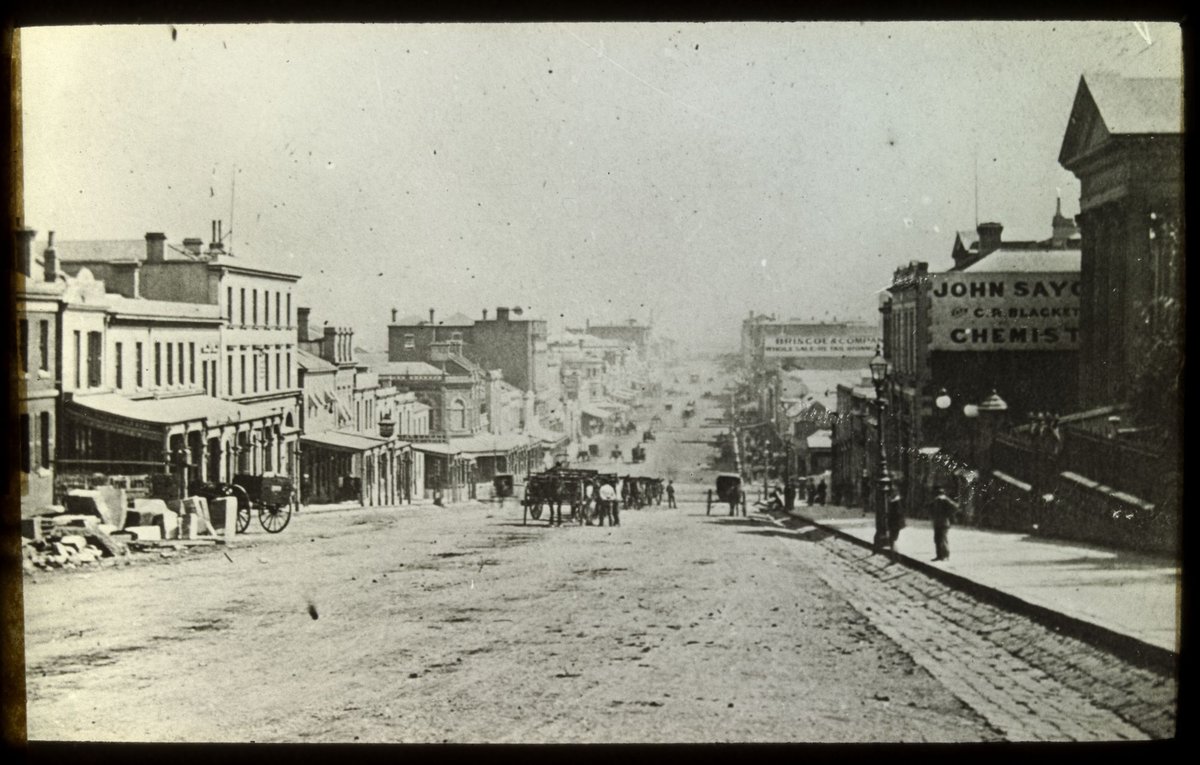 Collins Street, Melbourne, Melbourne City (1870s)