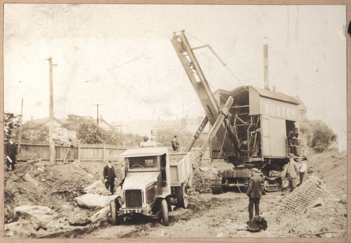 South Kensington to West Footscray, earthworks (1926–27)