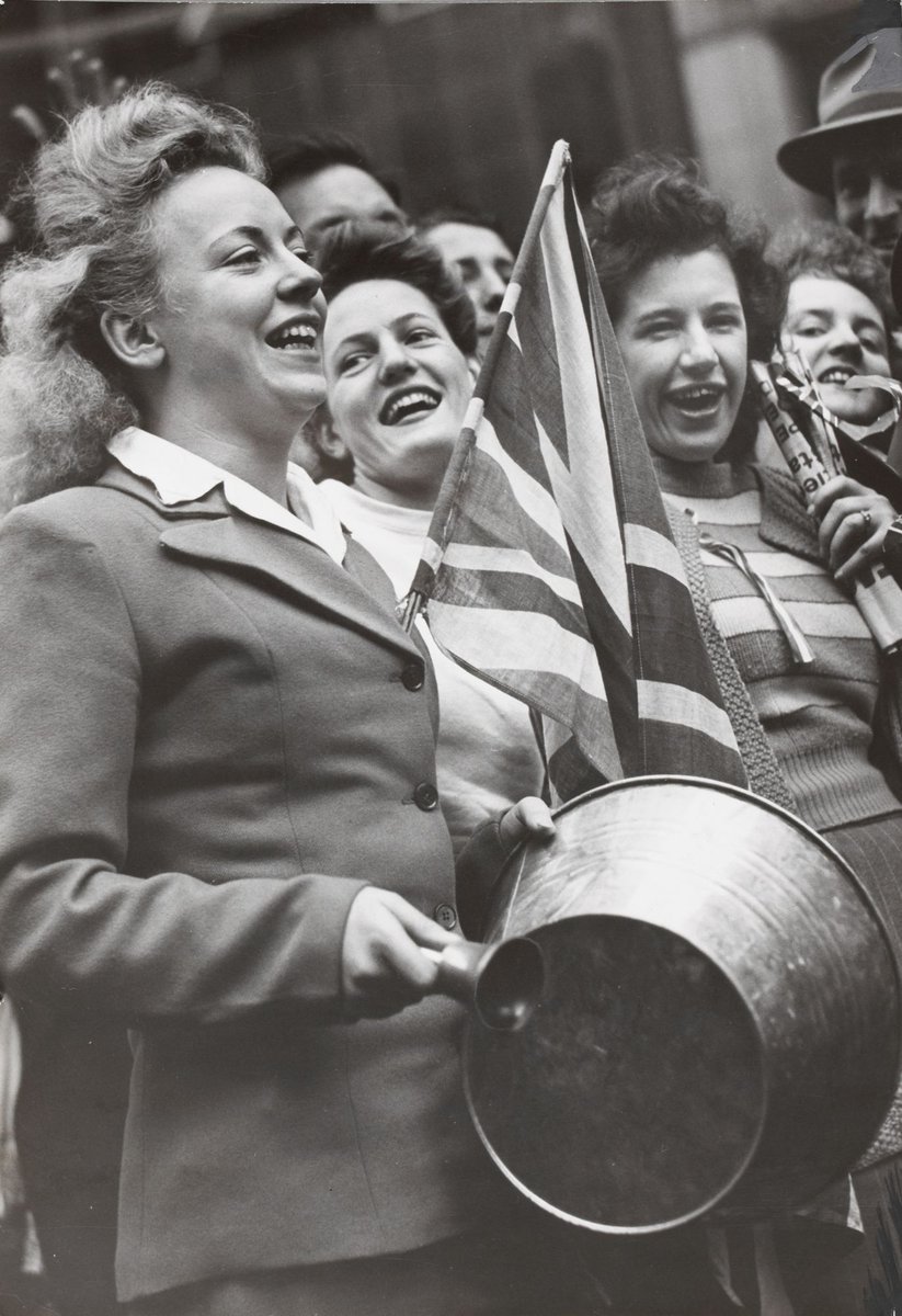 Victory celebrations in Melbourne, Brunswick (c. 1945)