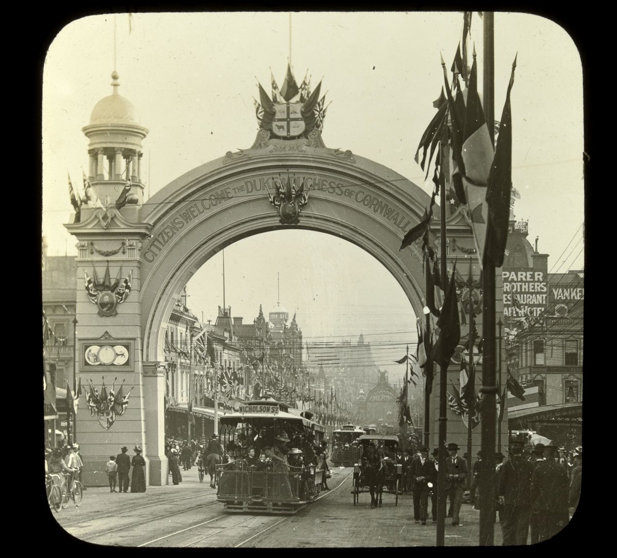 Citizens Arch Bourke St, Melbourne City (1901)
