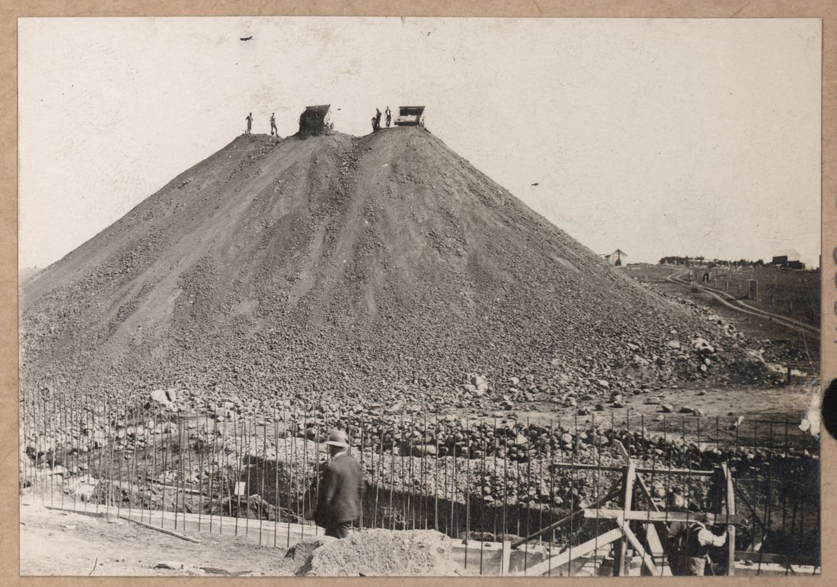Albion to Broadmeadows - earthworks for culvert at Spring Gully (1927–29)