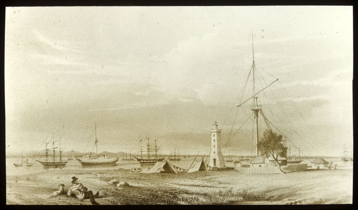 Williamstown lighthouse in the 50's (1900–20)