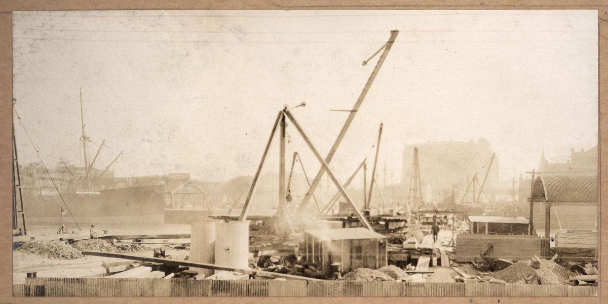 Spencer Street Bridge - General views, Melbourne, Vic, Melbourne City (1928)