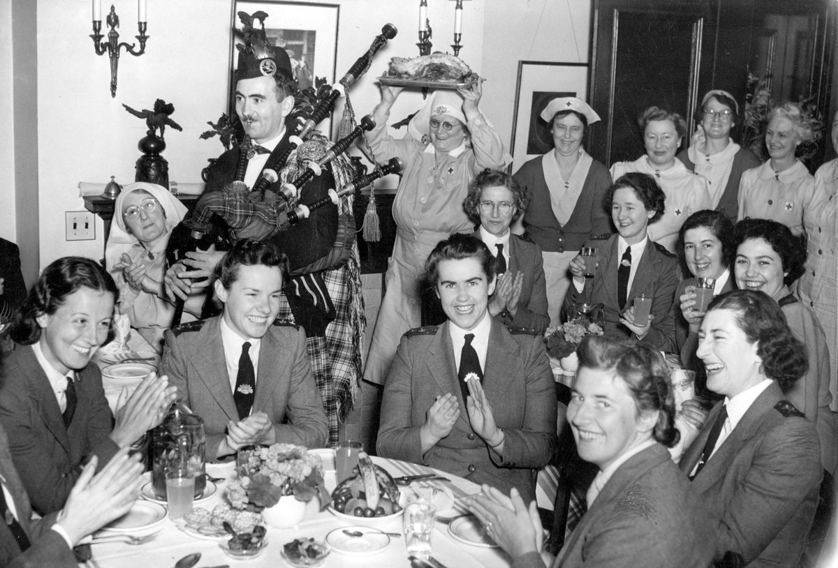 Xmas dinner at Lady Dugan Hostel [Melbourne, Vic.] (c. 1943)