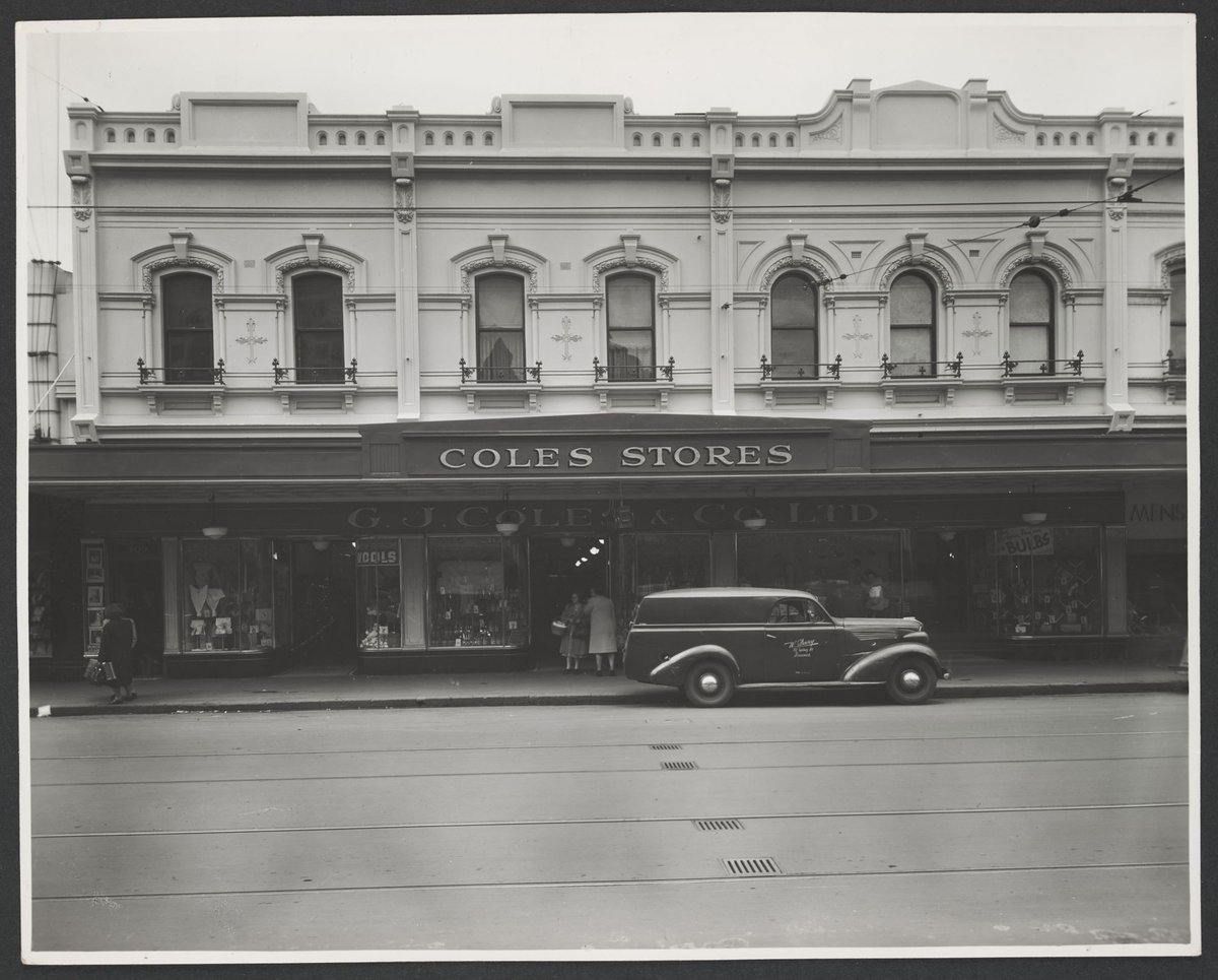 Exterior of old store at Sydney Road Brunswick Store No. 3 (1947)