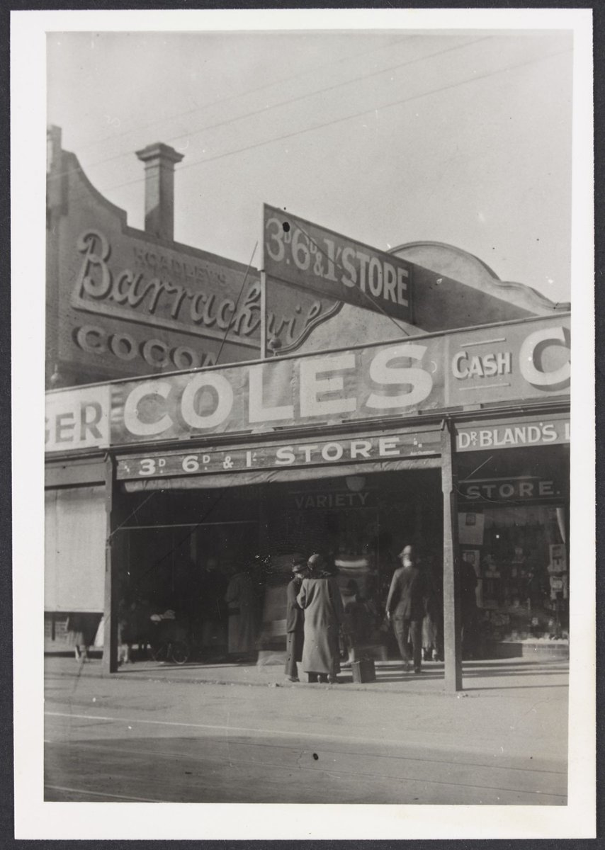 First Coles Variety store, "It all began in Smith Street, Collingwood, on the Thursday before Easter 1914" Collingwood Store No. 1 (1914–20)