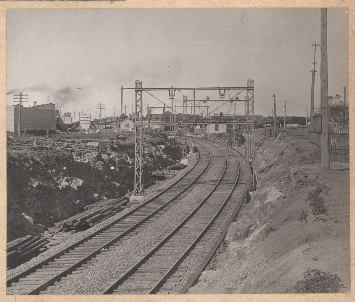 South Kensington to West Footscray, earthworks (1926–27)