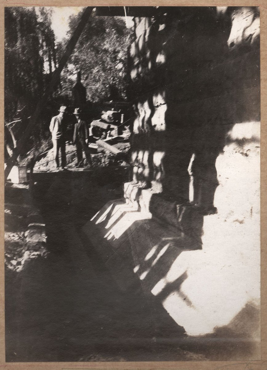Hawthorn bridge reconditioning - Richmond pier (c. 1930)