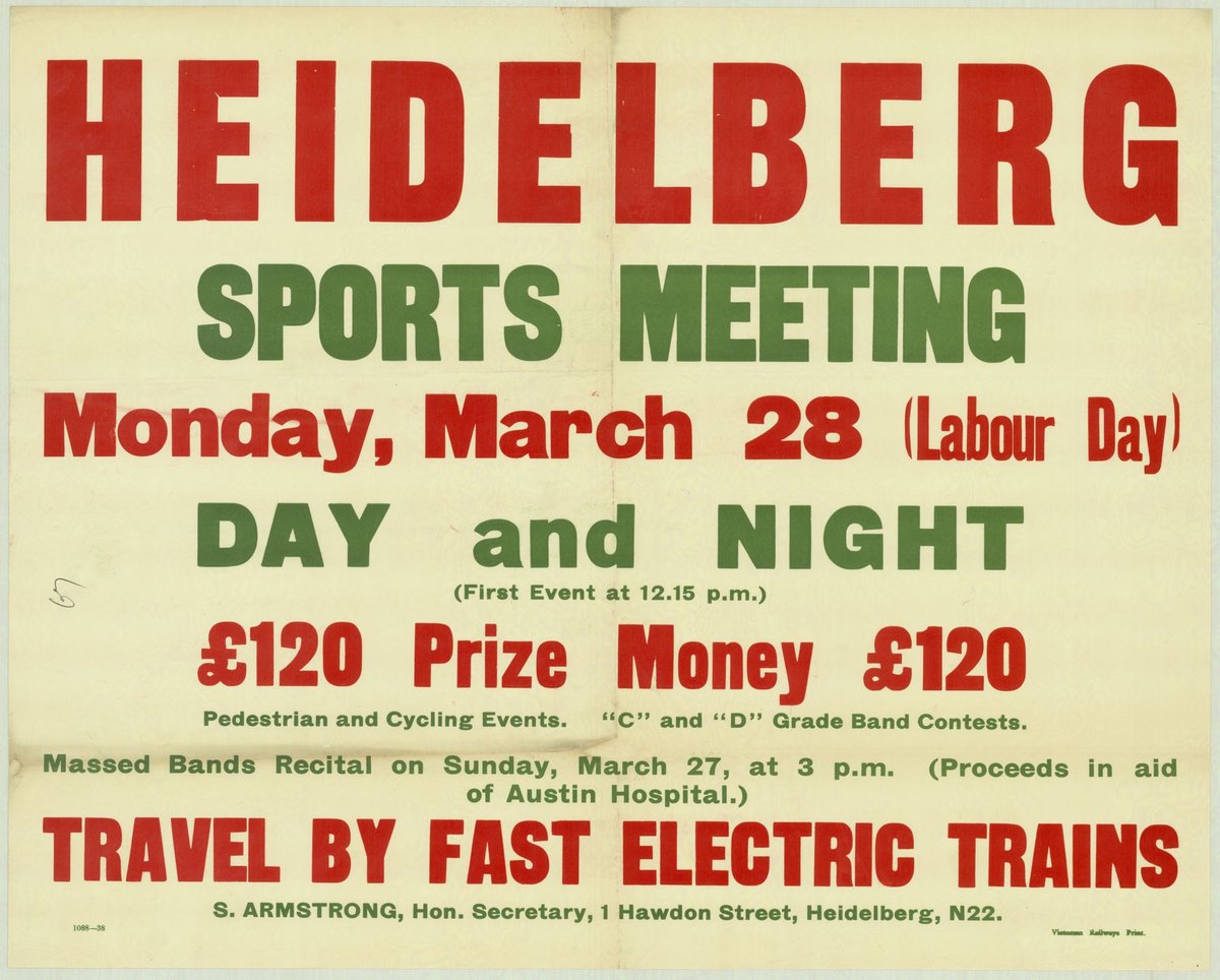 Heidelberg sports meeting - Monday March 28 (Labour Day) (1935–42)