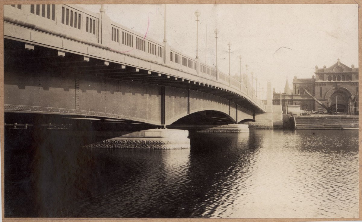 Spencer Street Bridge, Melbourne, Vic, Melbourne City (1930)