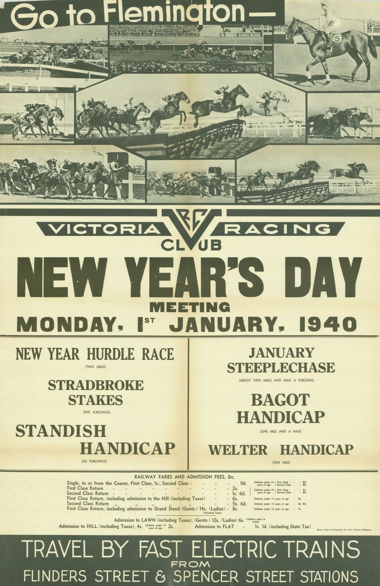 Go to Flemington - Victoria Racing Club New Year's Day meeting Monday 1st January 1940 (1935–42)